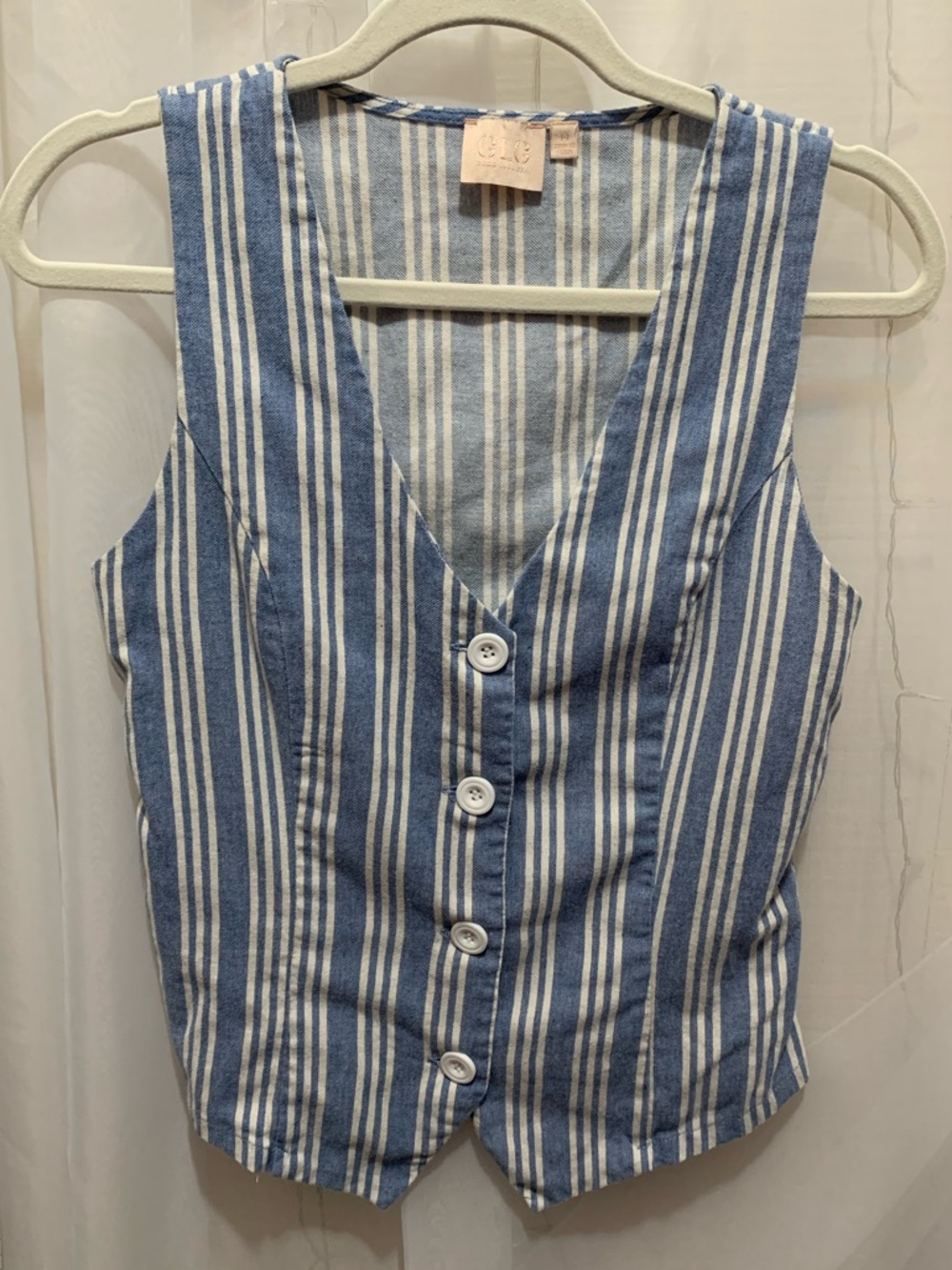 Good Luck Gem Chambray Vest